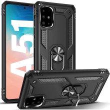 Vaku ® Samsung Galaxy A51 Hawk Ring Shock Proof Cover with Inbuilt Kickstand