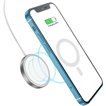 VAKU ®  Mag-Safe  Magnetic 15W Wireless Charger, USB-C, Fast Charging 15W Max Compatible with iPhone 12/12 Mini/12 Pro/12 Pro Max