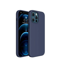 Vaku ® For Apple iPhone  12 / 12 Pro Liquid Silicon Velvet-Touch Silk Finish Shock-Proof Back Cover