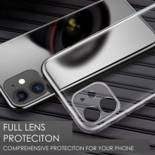 VAKU ® Compatible For iPhone 12 Camera Lens Protection Transparent TPU Back Cover