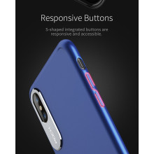 Rock ® Apple iPhone X / XS Classy Series Ultra-thin Metallic Touch with Anodized Aluminium Camera Finish Back Cover