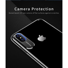 Rock ® Apple iPhone X / XS Prime Series Ultra-Clear Transparent View with Anodized Aluminium Finish Back Cover