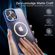Vaku Luxos ® Apple iPhone 14 Pro Clear Armor Mag-Safe Series Shockproof TPU Case Back Cover