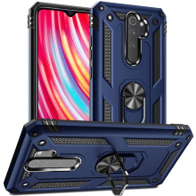 Vaku ® Xiaomi Redmi 9 Prime Hawk Ring Shock Proof Cover with Inbuilt Kickstand