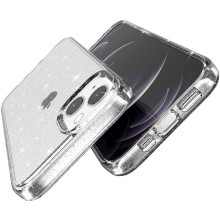 Vaku Luxos ® Apple iPhone 13 Series Star Struck Series Transparent Protective Hard Back Cover [ Only Back Cover ]