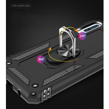 Vaku ® Samsung Galaxy A70 Hawk Ring Shock Proof Cover with Inbuilt Kickstand