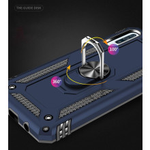 Vaku ® Samsung Galaxy A30S Hawk Ring Shock Proof Cover with Inbuilt Kickstand