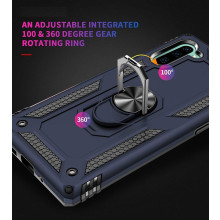 Vaku ® Samsung Galaxy Note 10 Hawk Ring Shock Proof Cover with Inbuilt Kickstand