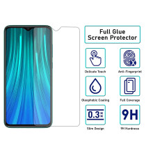 Dr. Vaku ® Xiaomi Redmi Note 8 Pro 2.5D Ultra-Strong Ultra-Clear Full Screen Tempered Glass-Transparent