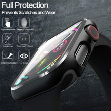 Dr. Vaku ® Apple Watch Series 4 40mm 360° Bumper Cover with Tempered Glass [Watch Not Included]