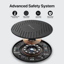 eller sante  ® 15W Wireless Charger Waverex Series Fast Charging pad PD & Qi-Certified with Type C Cable