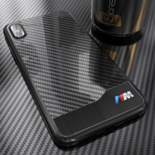 BMW ® Apple iPhone X / XS M SERIES Carbon Fiber + Aluminium Hard Case Back Cover