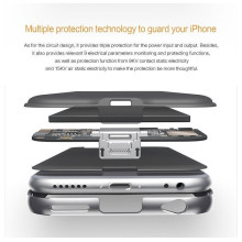 VAKU ® Apple iPhone 6 / 6S Ultra-thin 2400mAh Rechargeable Power Bank Protective Case Back Cover
