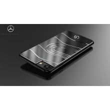 Mercedes Benz ® Apple iPhone 6 / 6S SLS Chrome Wave Line Series Electroplated Metal Shock Absorbing Technology Case Back Cover