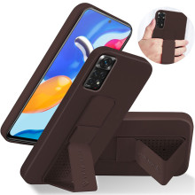 Vaku ® Xiaomi Redmi Note 11 Harbor Grip Multi-Functional Magnetic Vertical & Horizontal Stand Case TPU Back Cover