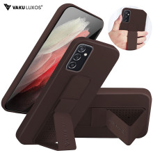 Vaku ® Samsung Galaxy M52 5G Harbor Grip Multi-Functional Magnetic Vertical & Horizontal Stand Case TPU Back Cover