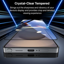 Vaku ® Samsung Galaxy S25 Ultra Screen Protector HD Tempered Glass 9H Anti Scratch Upgrade Edge Protection Glass