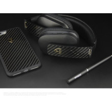 Lamborghini ® Aventador VW01 Over The Ear Carbon Fiber Headphones Wireless Bluetooth 4.0 Headset