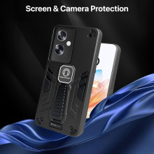 Vaku ® Oppo A79 5G Valor Military Grade Armor Case with Built-in Kickstand Shockproof Back Cover
