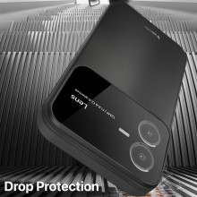 Vaku ® Vivo Y22 Glazed Polarized Camera Lens Protector Shockproof Back Cover