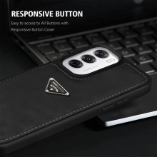 Vaku Luxos ® Oppo Reno12 5G Nyxen Premium Leather Stitched Soft Shockproof Protective Back Cover