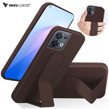 Vaku ® Oppo Reno8 5G Harbor Grip Multi-Functional Magnetic Vertical & Horizontal Stand Case TPU Back Cover