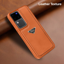 Vaku Luxos ® Vivo V30 5G Nyxen Premium Leather Stitched Soft Shockproof Protective Back Cover