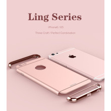 Joyroom ® Apple iPhone 5 / 5S / SE Ling Series Ultra-thin Metal Electroplating Splicing PC Back Cover