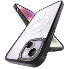 Vaku Luxos ® Apple iPhone 14 / 14 Plus / 14 Pro / 14 Pro Max Clear Armor Mag-Safe Series Shockproof TPU Case Back Cover