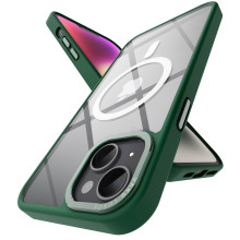 Vaku Luxos ® Apple iPhone 14 Plus Clear Armor Mag-Safe Series Shockproof TPU Case Back Cover