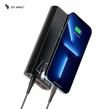 VAKU ® 45W Powerbank 20000mAh Laptop Portable Charger, Fast Charging USB C 4-Port QC PD3.0 Powerbank for MacBook Pro/ Dell/ XPS/ iPad/ iPhone 13/Pro/Max/12/Pro/Max-Black