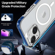 Vaku Luxos ® Apple iPhone 14 Guard Mag-Safe Series Shockproof TPU Case Back Cover