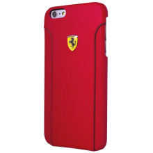 Ferrari ® Apple iPhone 6 / 6S 488 PistaSpider Double Stitched Dual-Material PU Leather Back Cover