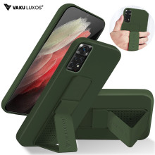 Vaku ® Xiaomi Redmi Note 11S Harbor Grip Multi-Functional Magnetic Vertical & Horizontal Stand Case TPU Back Cover