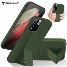 Vaku ® Xiaomi Redmi Note 11 Pro Harbor Grip Multi-Functional Magnetic Vertical & Horizontal Stand Case TPU Back Cover