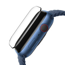 Vaku ® Apple Watch Series 7 Screen Protector 45mm 3D Curved Edge Anti-Scratch Bubble Free HD Ultra Flexible PMMA Protector