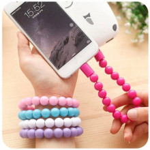 PMMA ® Amaozus Beads Bracelet Android/Windows Micro USB Charging / Data Cable