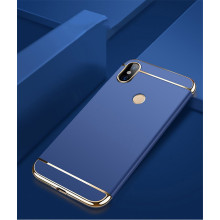 Vaku ® Xiaomi Redmi Note 5 Pro Ling Series Ultra-thin Metal Electroplating Splicing PC Back Cover