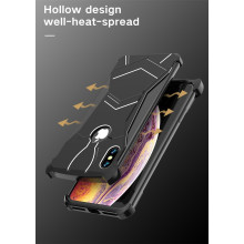 VAKU ® Apple iPhone XS Max Magnetic Panther Aluminium Metal Shock-Proof Anti-Fall Bumper Back Cover