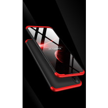 GKK ® Samsung Galaxy A20 3-in-1 360 Series PC Case Dual-Color Finish Ultra-thin Slim Back Cover