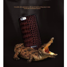 Comma ® Apple iPhone 6 / 6S Trex Series Croco Finish Luxurious Genuine Italian Leather Back Cover