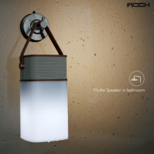 Rock ® Mulite Hands-free Digital Bluetooth Speakers with Inbuilt LED Light Lamp + AUX/Card Support Speaker