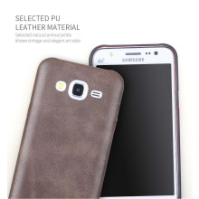 Usams ® Samsung Galaxy J7 (2015) Ultra-thin Elegant Grained Leather Case Back Cover