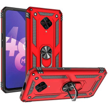 Vaku ® Vivo S1 Pro Hawk Ring Shock Proof Cover with Inbuilt Kickstand