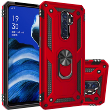 Vaku ® Oppo Reno 2 Hawk Ring Shock Proof Cover with Inbuilt Kickstand