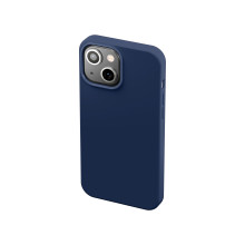 Vaku Luxos ® For Apple iPhone 13 Liquid Silicon Velvet-Touch Silk Finish Shock-Proof Back Cover [ Only Back Cover ]