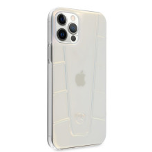 Mercedes Benz ® Apple iPhone 13 Carry Over Embossed 2 Transparent case - Iridescent