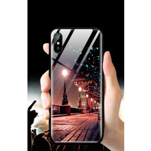 VAKU ®  iPhone X / XS Street Light Luminous Led Back cover