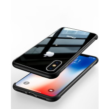 VAKU ® For Apple iPhone X / XS Cluberia Frame-less Shine Series Logo Back Cover