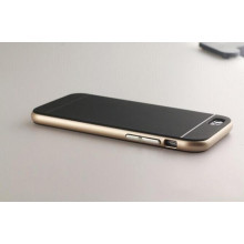 Joyroom ® Apple iPhone 6 / 6S Silicone SoftTouch Grip Ultra-Fit Durable Smart Coat Protective Case + Metallic Finish Bumper Back Cover